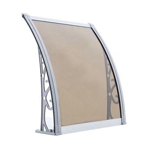 不锈钢无声雨棚板铝合金遮阳棚户外窗户阳台屋檐a雨搭家用别墅空