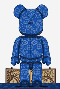 clot熊装饰画潮牌潮流客厅服装店鞋店卡通房间卧室r画床头挂画