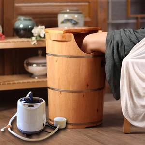 泡腿桶到大腿到膝盖中药熏蒸桶养生桶足疗桶加热儿童洗脚盆女孩