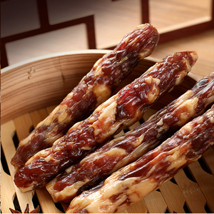 安徽黄山徽州土猪香肠 腊肠火腿肠灌肠 咸肉腊味 农家自制土香肠