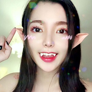 吸血鬼假牙万圣节僵尸牙齿虎牙套小虎牙可爱道具精灵耳朵cosplay