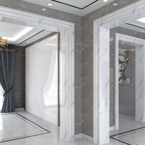 石塑平板仿大理石uv防火免漆装饰板门套侧板电梯门套窗套垭口包边