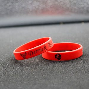 200人付款淘宝买2送1 nba篮球风城玫瑰罗斯手环公牛队1号rose硅胶情.