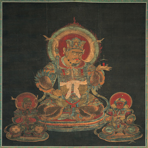 22唐密十二天法相图复古书画作品镇宅神像国画仿古w微喷复制品装