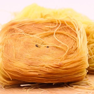 甘肃兰州特产手工一窝丝特色小吃盘丝饼酥馍饼零食糕点早餐5个装