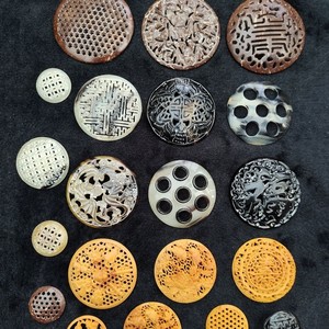 黄杨木蒙心蝈蝈葫芦口盖蒙芯老谭有机玻璃叫罐黑虫蛐蛐竹蛉筒配件