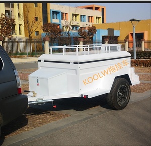 轿车汽车车边拖车式牌上拖挂平板可越w野挂车挂后小后斗摩托车三l