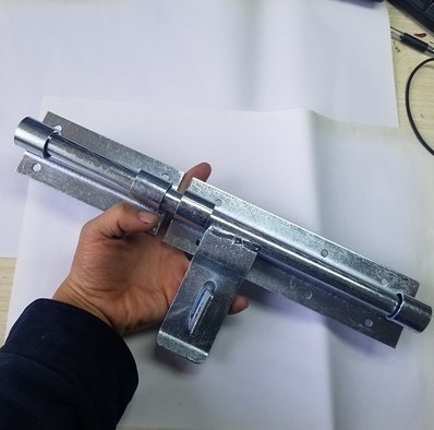 大门插销门栓工大铁挂加长农村z老式门锁插扣杆子加大耐久锁地院.