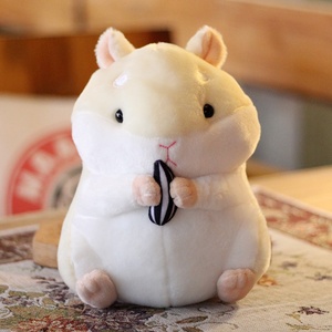 22仓鼠公仔抱瓜子小老鼠毛绒玩具超萌可爱松鼠l玩偶网红娃娃定做