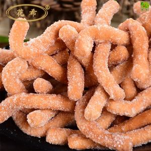 花希炒糖裹枇杷梗江米条手工80后怀旧零食办公旅游潍坊特产金果棒