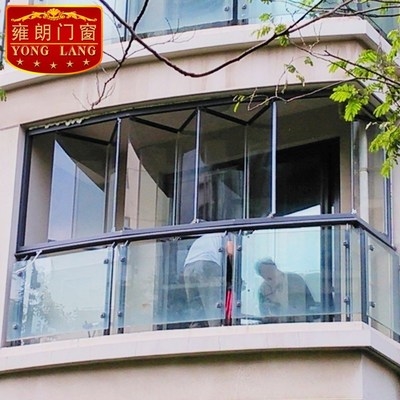 客厅落地窗玻璃钢化封阳台