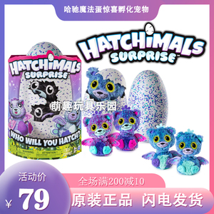 Hatchimals哈驰魔法蛋神奇电子孵化蛋玩具双胞胎男孩女孩儿童玩具