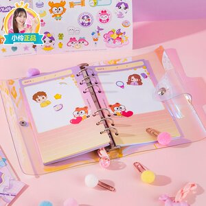 小伶玩具小葩礼款网女手账本儿童十二星座套装红孩u六一儿童节同