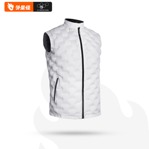 cc3020充气马甲摩托车骑行服机车骑士无袖防水背心空气羽绒服四季
