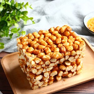 焦米花糖大米糕糖750克河南特产爆米花糖米团老式纯手工怀旧零食