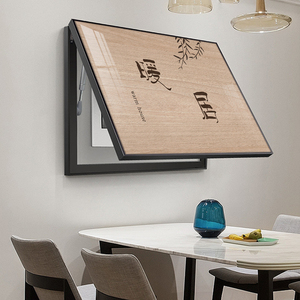 暖居电表箱装饰画原木风餐厅电闸开关盒遮挡挂画客厅免打孔墙壁画