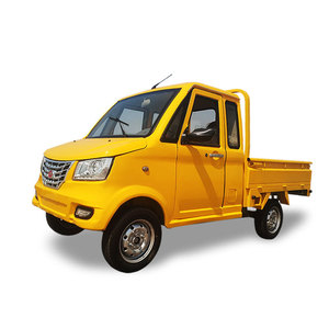 新能源箱货环卫 双排微卡载重王平板车 单排皮卡纯电动四轮小货车