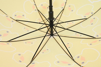 通意大雨长女黄伞晴伞小雨杆o儿学自动卡童风鸭黄生鸭男防创直柄