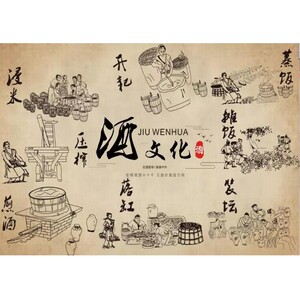 22/新b品现代酒文化背景墙壁酿白酒厂酒工艺装饰墙纸酒庄酒坊酒纸
