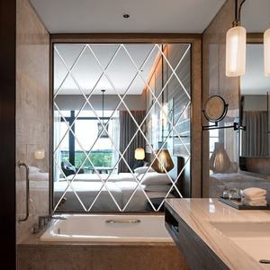 创意大树3d镜面水晶画客厅沙发电视背景墙面装饰立体墙贴纸6人付款30