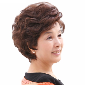 假发女全头套全真发头套妈妈款中老年奶奶款头顶补发片蓬松自然