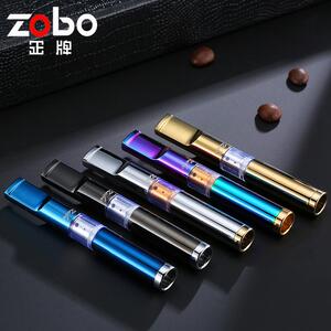 循环过滤烟嘴清洗正牌zobo可器型两用细烟七重男士粗细拉杆支粗嘴