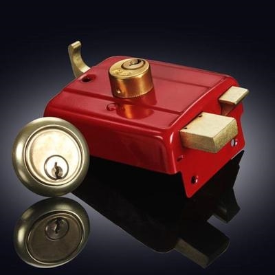 新品活动板房门锁老式旧款卫v生间家用木门卧室门房门锁室内铁门