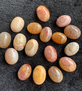 【臻宝珊瑚玉】天然大花万花筒果冻花镶嵌界面diy戒指项链