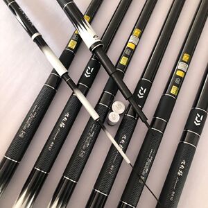 达瓦波纹极竞技版鱼竿28偏19调5h高碳黑坑野钓休闲竞技手竿鲤鱼竿