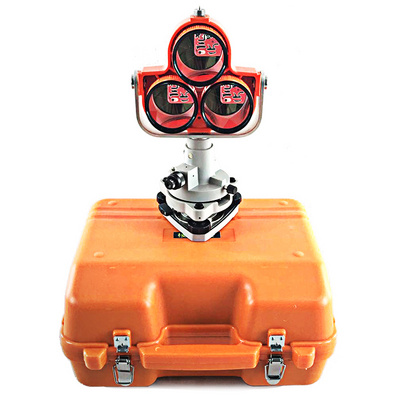 全站仪三棱镜基座组3反射b棱镜带箱适用于拓普康南方苏一光测量远