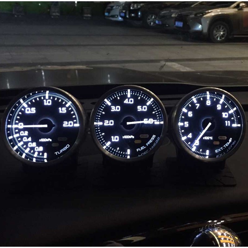 a1改装赛车仪表三联表defi水温涡轮增压转数飞度思域翼神.