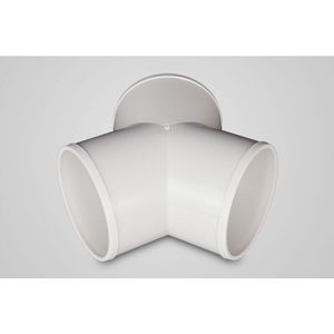 塑料pvc正三通接头软管分叉三通100/150风机通风管道分流Φ100mm