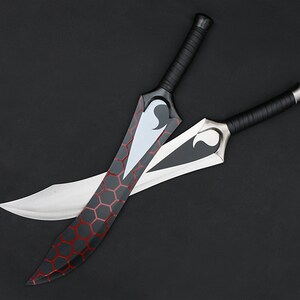 红未双刀fate英灵卫宫cos干将莫邪i动金属全漫影视刀剑武器a开