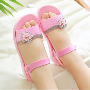 tb下一站2014淘宝儿童凉鞋夏女童新款女孩软底防滑塑胶防水小中大童