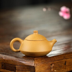 潮汕紫砂壶原矿宜兴段泥纯手工小号家用功夫茶具三杯茶迷你小茶壶