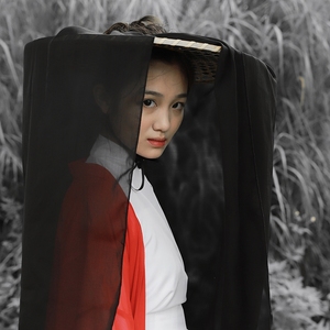 古代面纱斗笠遮脸