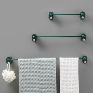 壁挂毛巾架免打孔家用卫生间置物架单杆浴室角架浴巾架拖鞋挂架