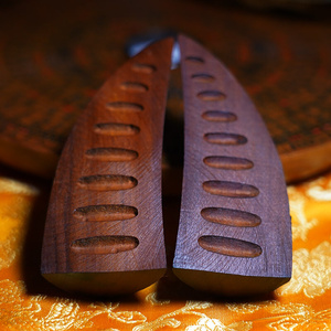 22正宗天然雷击木圣杯法器枣木法卦c把件牛角扣道家饰品道教道士