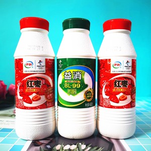 伊利风味发酵乳450g*5瓶8瓶红枣味酸奶瓶装益消酸牛奶 伊利酸奶