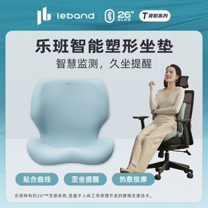 乐范乐班智能矫姿塑形坐垫办公室护腰靠美臀减压久坐不累按摩坐垫