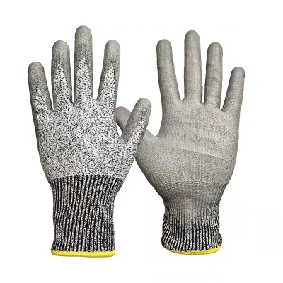 22仪征化纤 超高分子量聚o乙烯三级防切割手套 聚酯涂层防滑