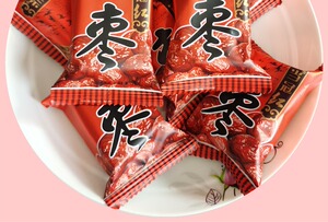 永丽佳当冠红枣纯牛奶味酥性饼干独立小包装散装称