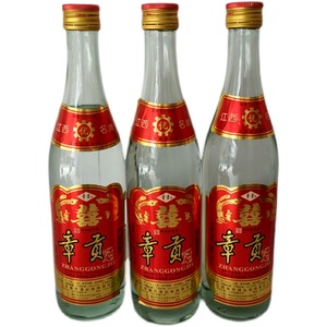 章贡酒光瓶50度浓香型500mlx3瓶装江西赣州名酒喜庆裸瓶章贡王酒
