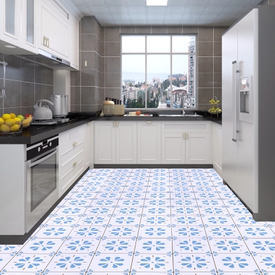 新品地板贴w纸防水耐磨自粘摩洛哥复古瓷砖美式卫生间防滑地贴厨