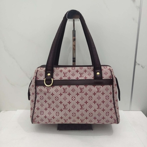 大牌女包二手奢侈品正品lv路易威登粉色丹宁手提包/货号9669