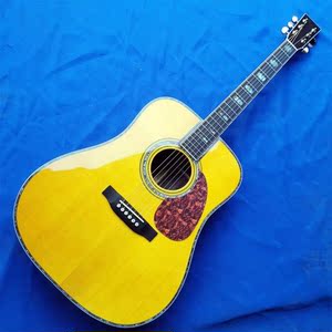 马丁d45 41寸电箱原声民谣吉他云杉单板 eq均衡器fishman拾音器