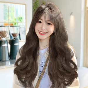 假发女长卷发全头套式发套自然时尚大波浪蓬松仿真发全真人发整顶