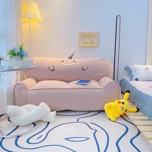 小沙发卧室女迷你懒人小户型客厅双人豆袋出租屋单卧室阳台榻榻米