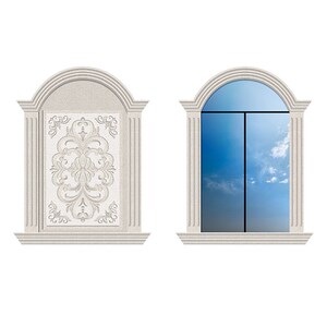 胜居别墅外墙砖 外墙窗套线v条窗框线条砖 腰线拼花罗马柱外墙瓷