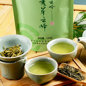 永川秀芽茶叶100g云岭云峰早春新茶明前绿茶嫩芽清香回甘正宗重庆